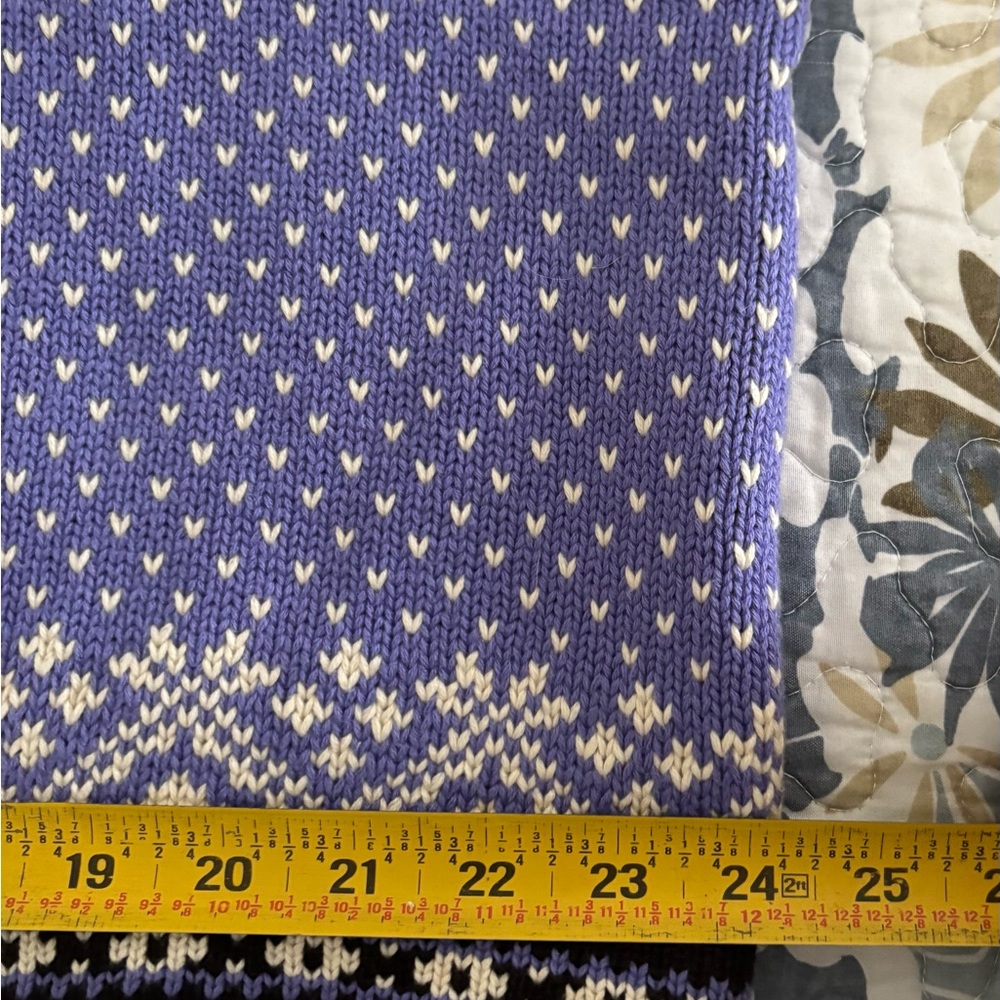 LL Bean Vintage Cotton Nordic Sweater - Picture 5 of 8